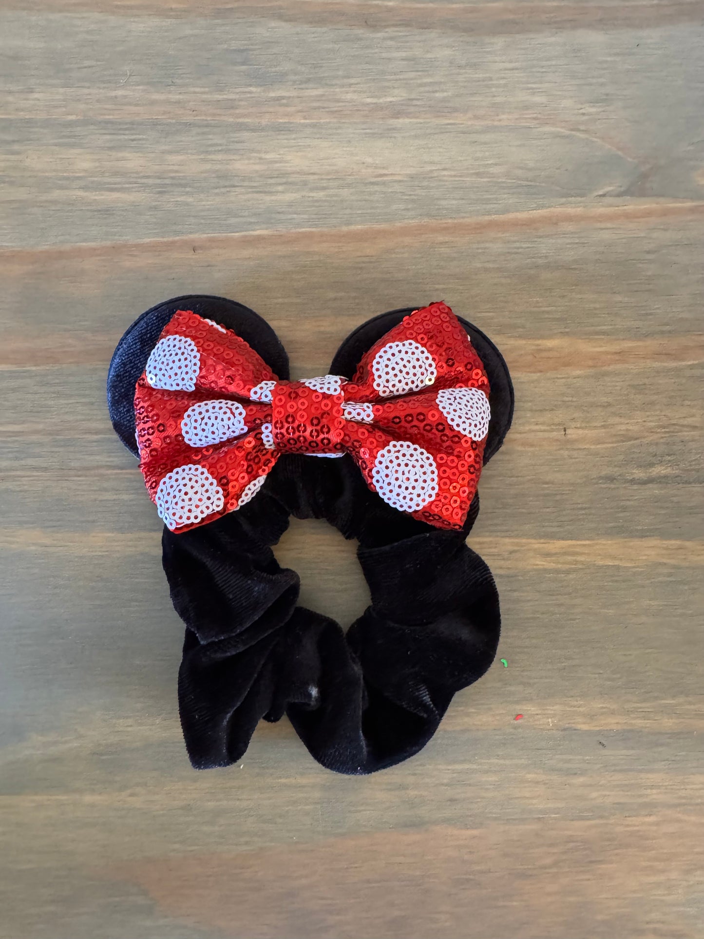 Mouse ears scrunchies