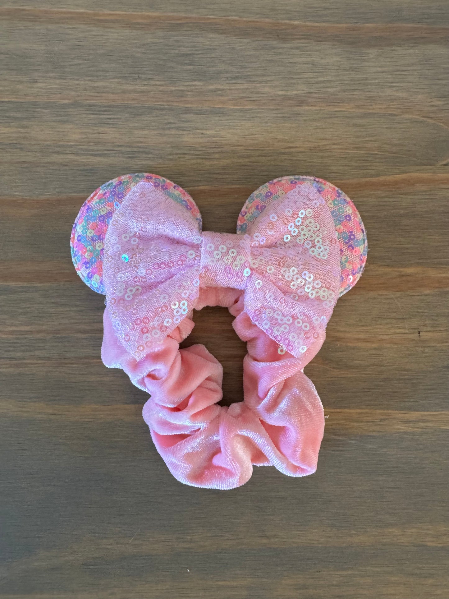 Mouse ears scrunchies