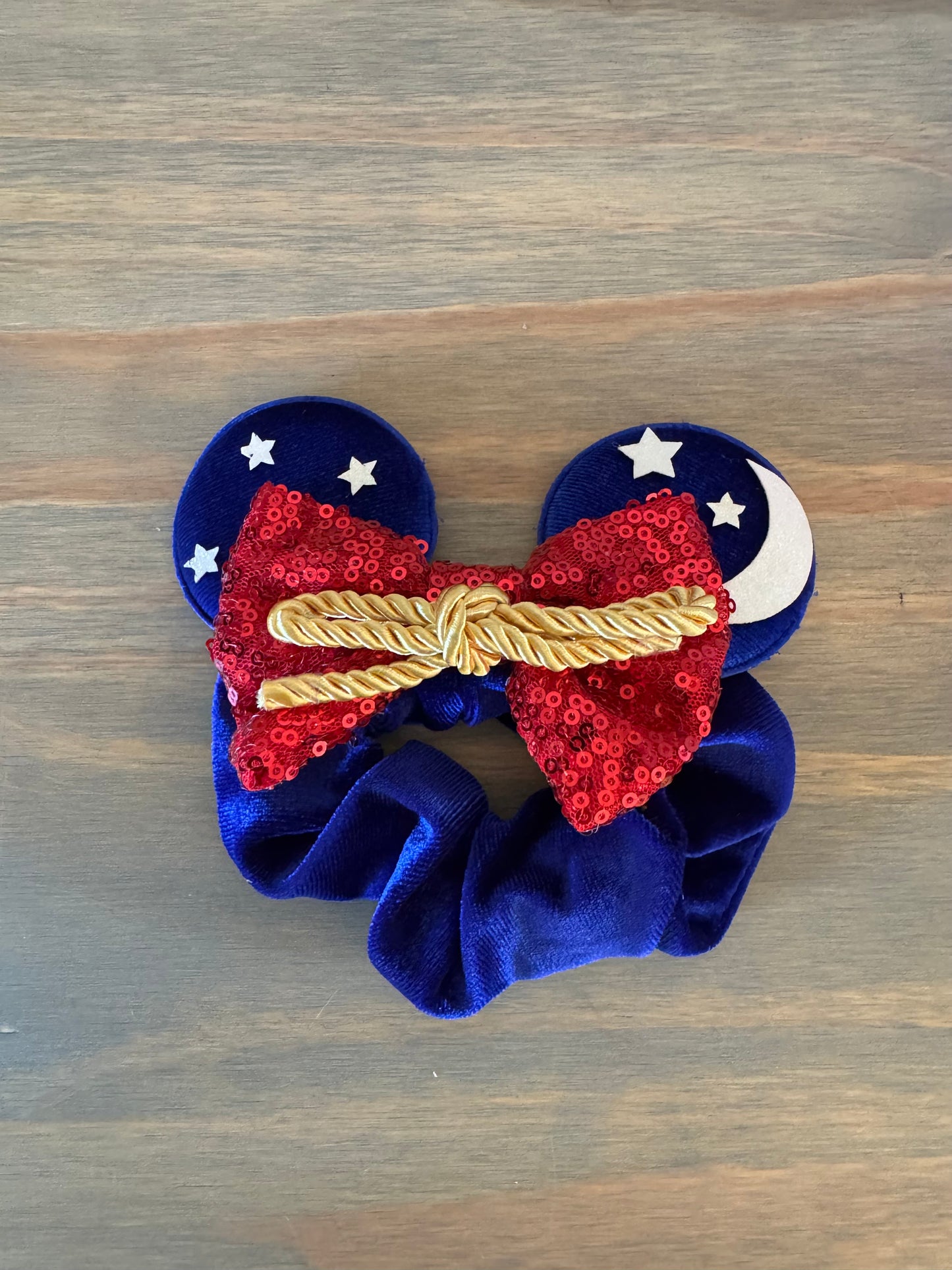 Mouse ears scrunchies