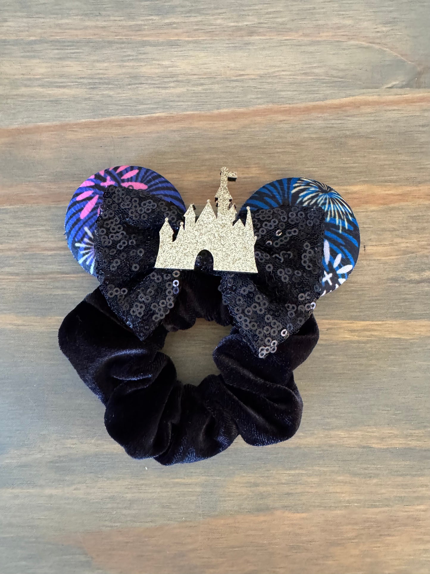 Mouse ears scrunchies