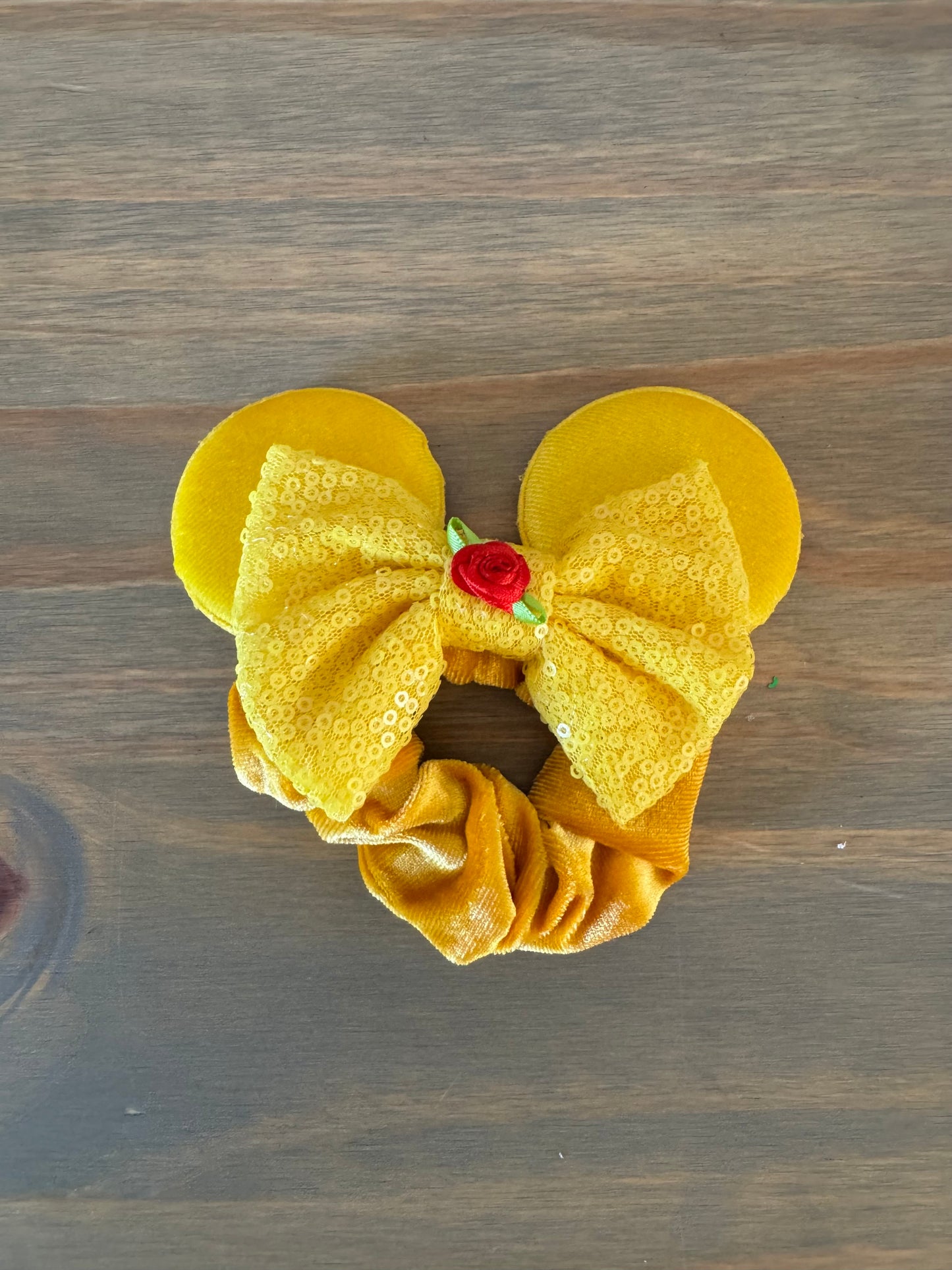 Mouse ears scrunchies