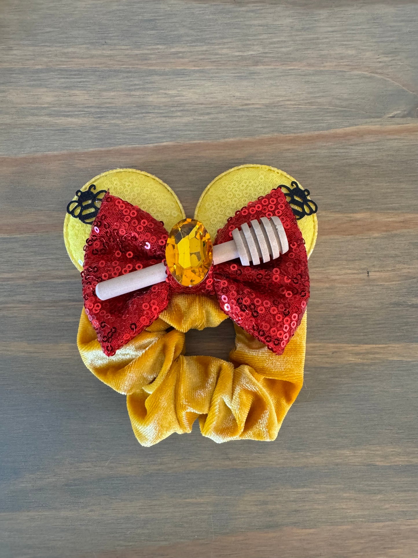 Mouse ears scrunchies