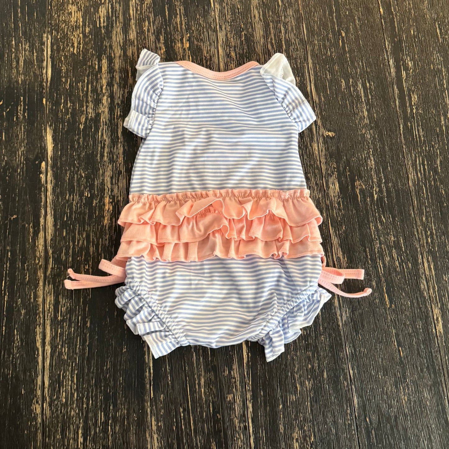 Ballet onesie with ruffles