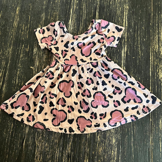 Leopard / cheetah mouse animal print dress