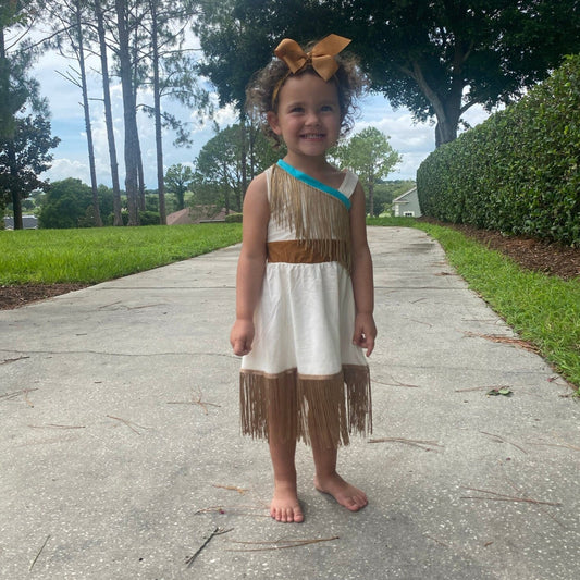 Pocahontas inspired princess dress