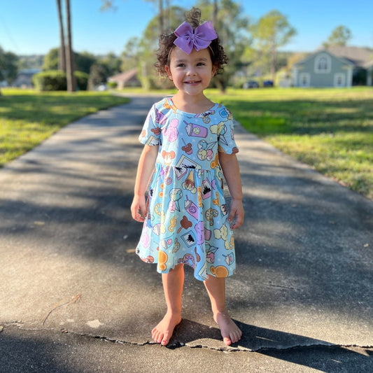 Mouse Theme Park Snacks Twirl Dress with Pockets