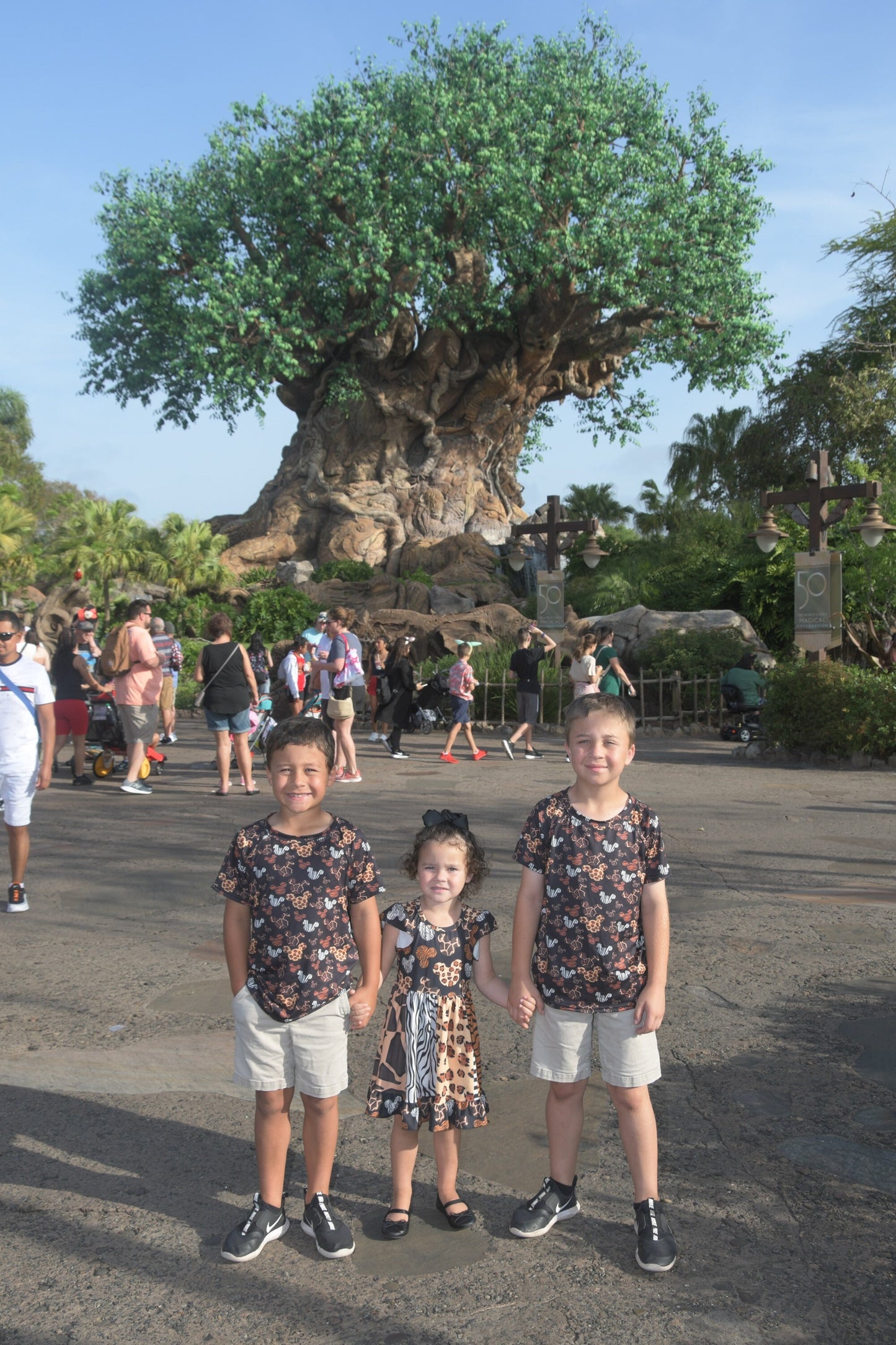 Mouse Shape Animal Print Animal Kingdom Inspired Dress