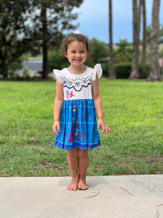 Ordinary butterfly inspired princess dress