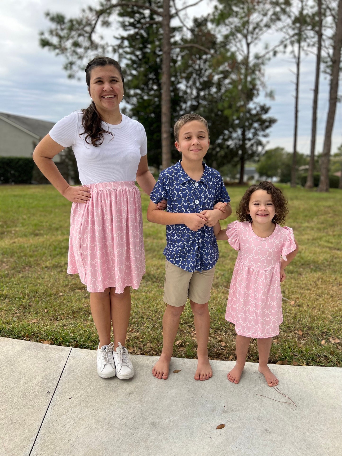 Clearance Mouse light pink women’s skirt