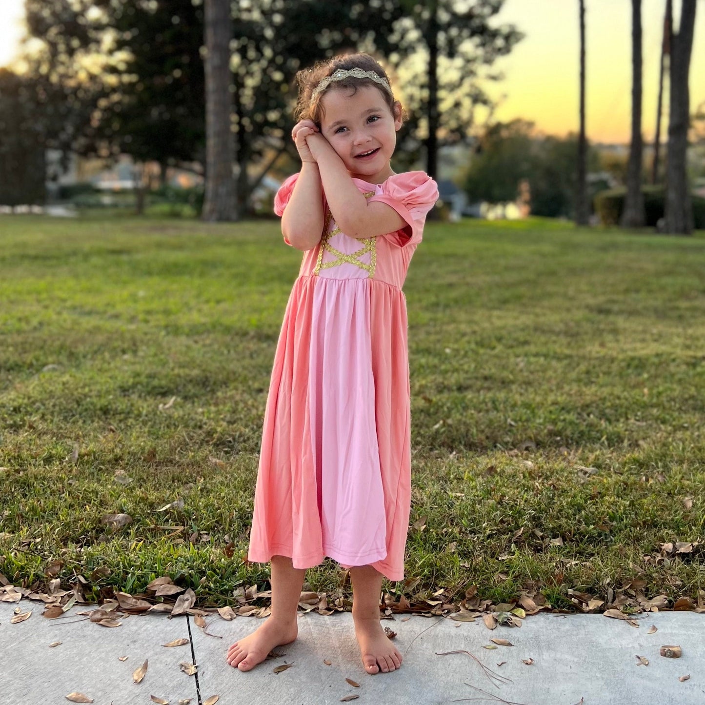 Clearance Sleeping Beauty inspired princess dress