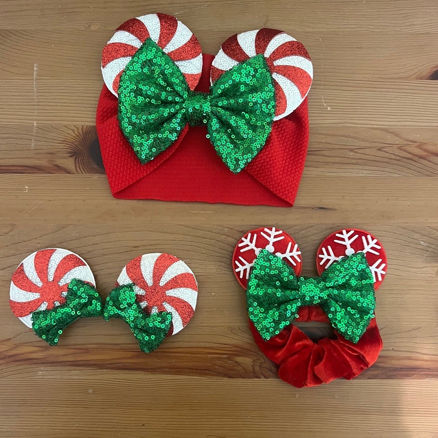 Christmas mouse ears various hair items