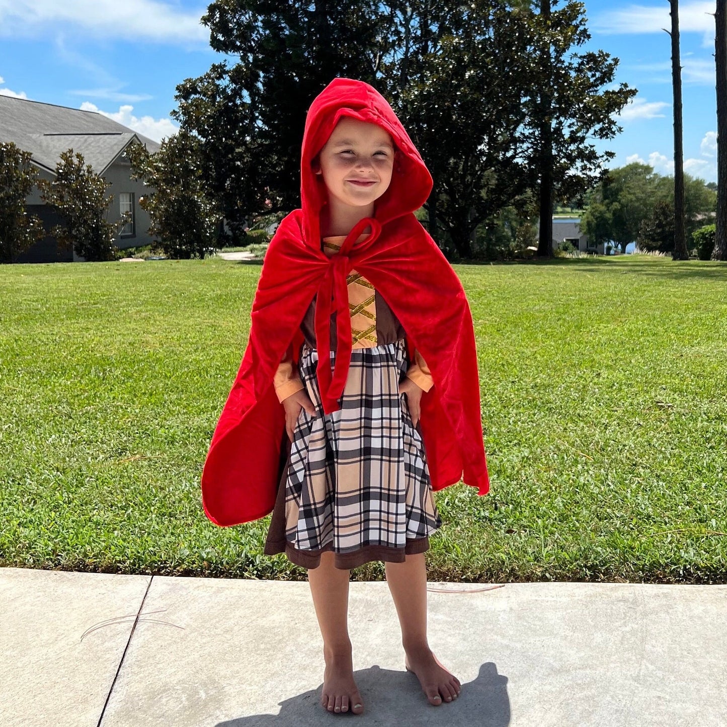 Halloween Sisters Magic costume dress with cape