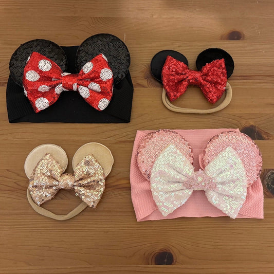 Mouse ears infant / child headband