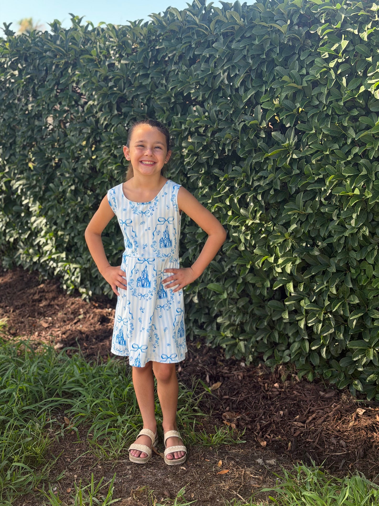 Blue Castle active wear yoga style dress with shorts