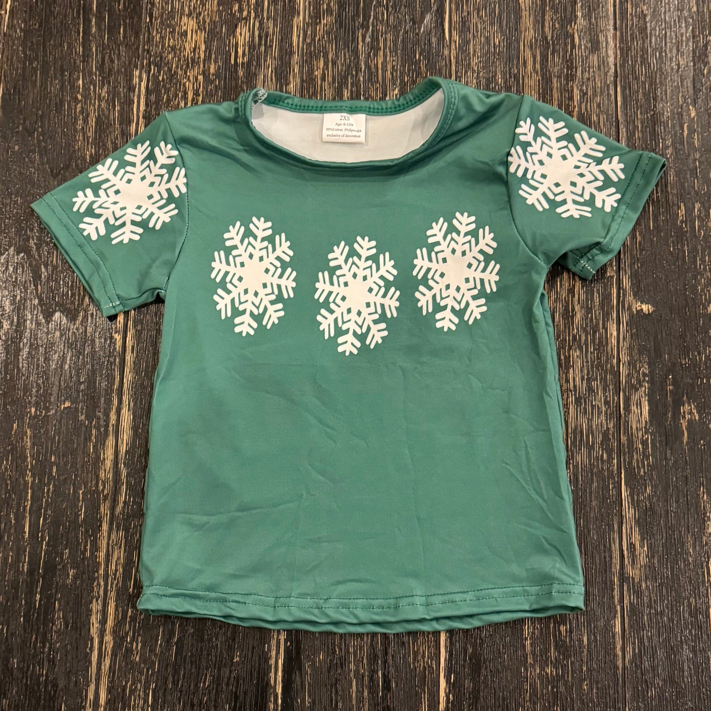 Christmas holiday snowflake mouse inspired long and short sleeve shirt