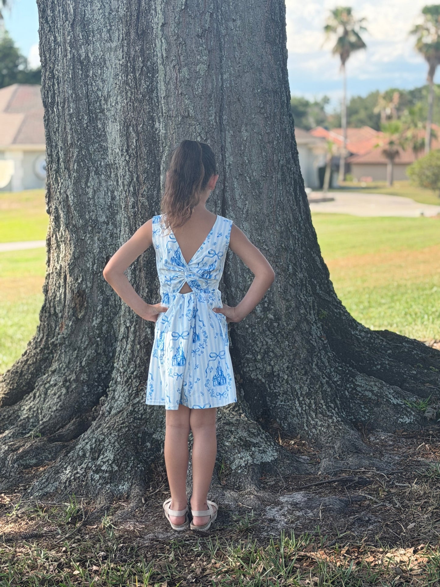 Blue Castle active wear yoga style dress with shorts