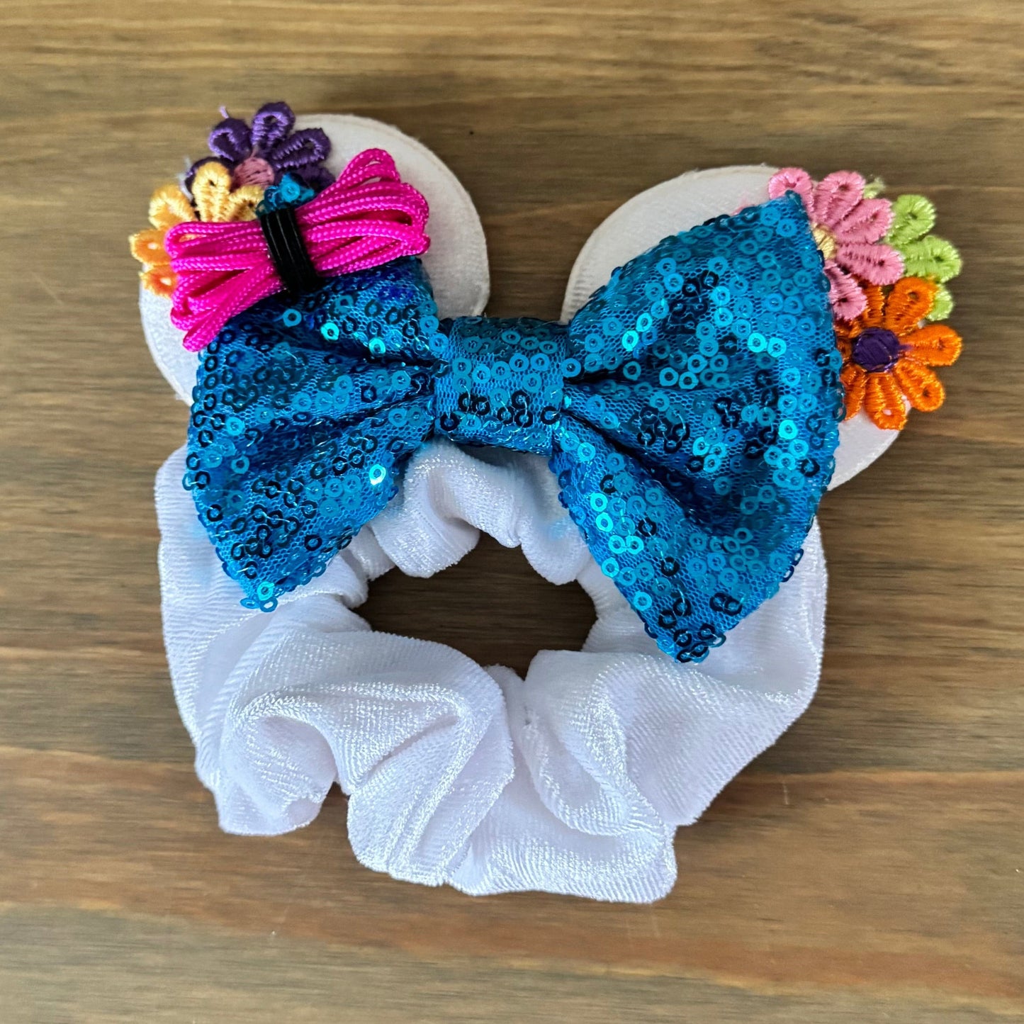 Mouse ears scrunchies