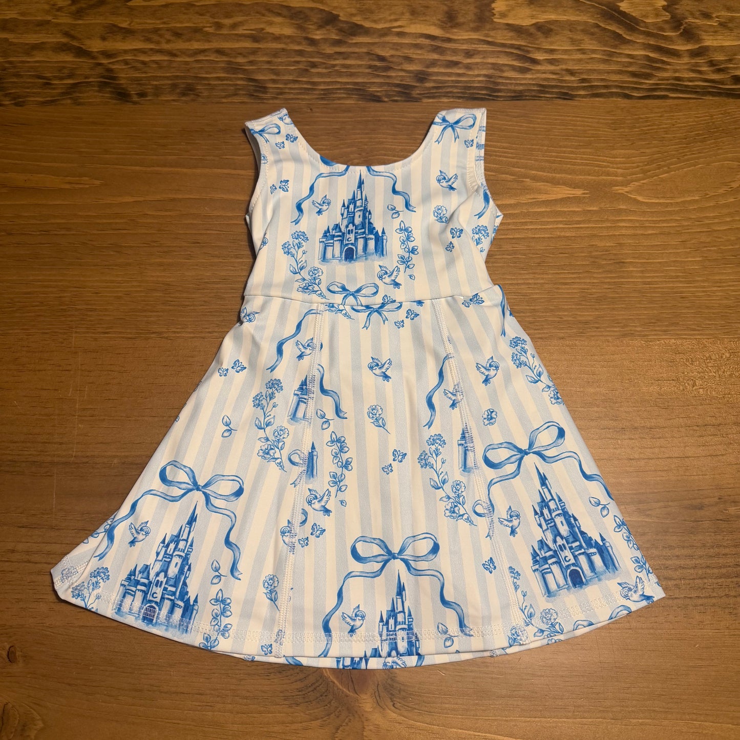 Blue Castle active wear yoga style dress with shorts