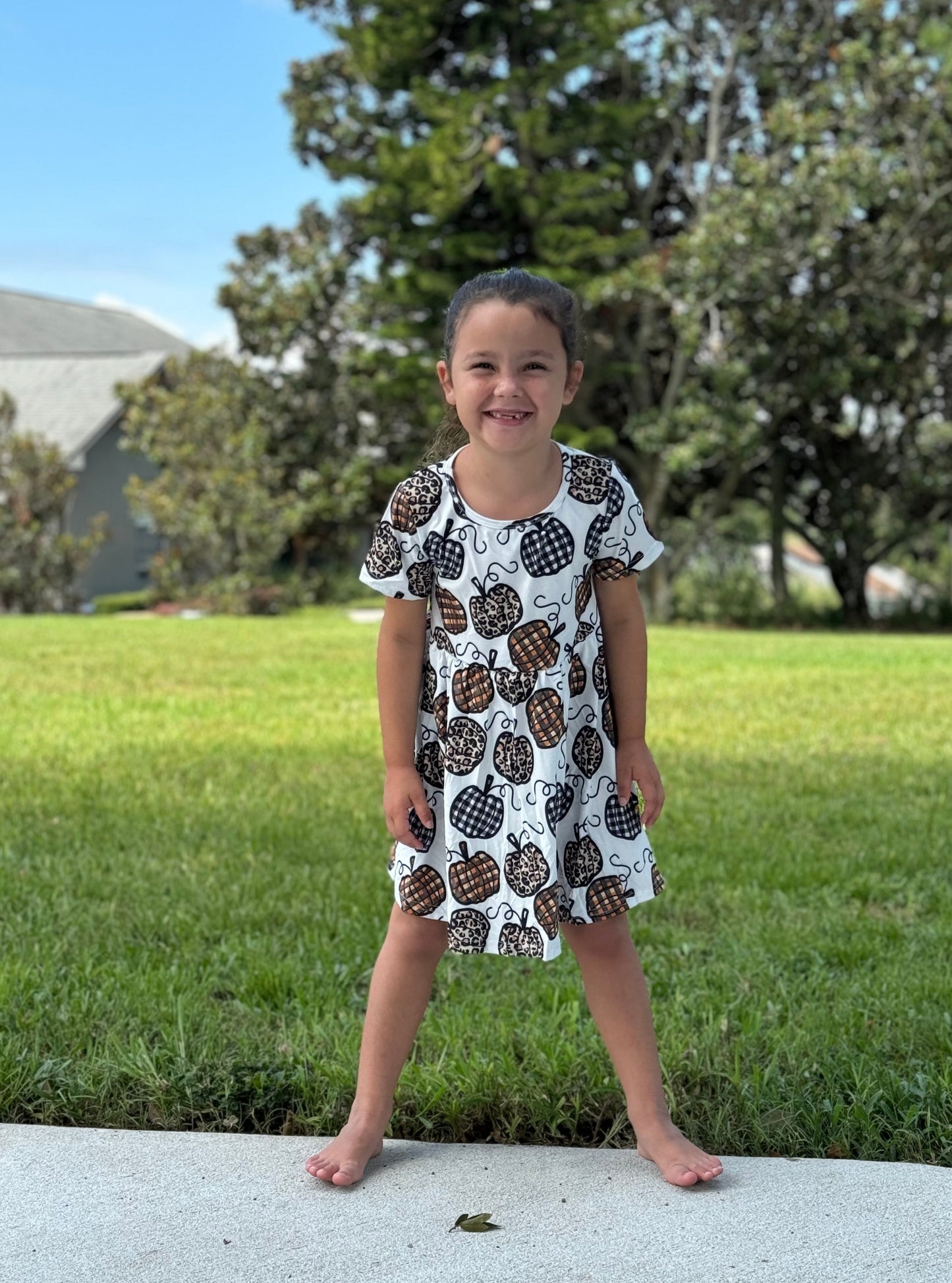 Fall Pumpkin dress