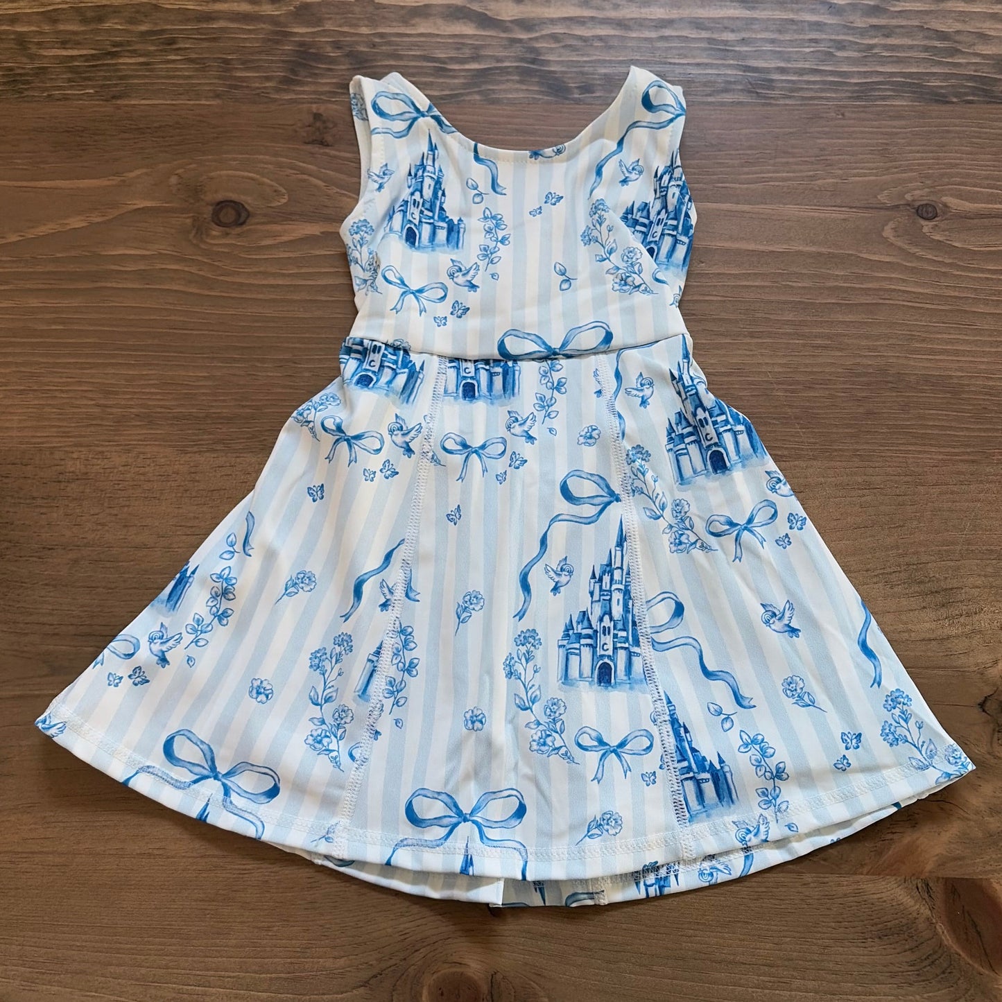 Blue Castle active wear yoga style dress with shorts
